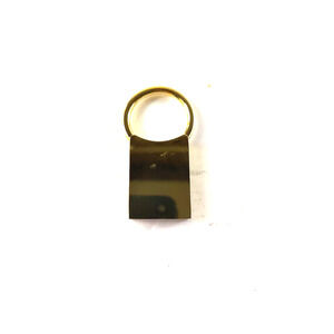 Gold Tone Keychain Perfect For A Monogram Gift
